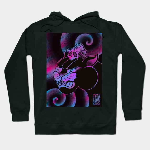 Neon Panther Hoodie by PabloDiablo13